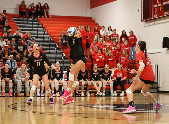Centennial vs Blaine Girls Varsity Volleyball 30