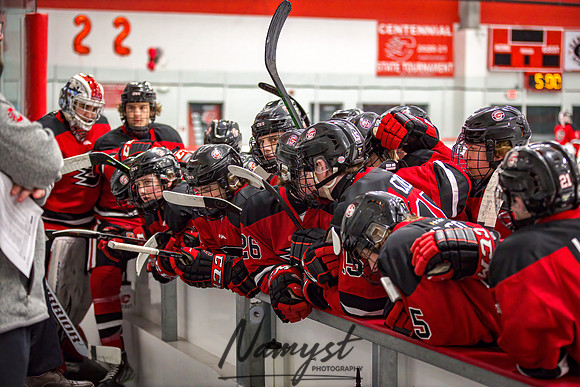 Centennial vs Blaine JV Hockey 012