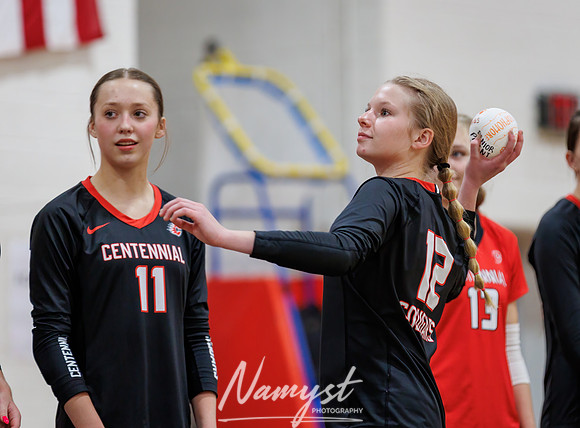 Centennial vs Blaine Girls Varsity Volleyball 16