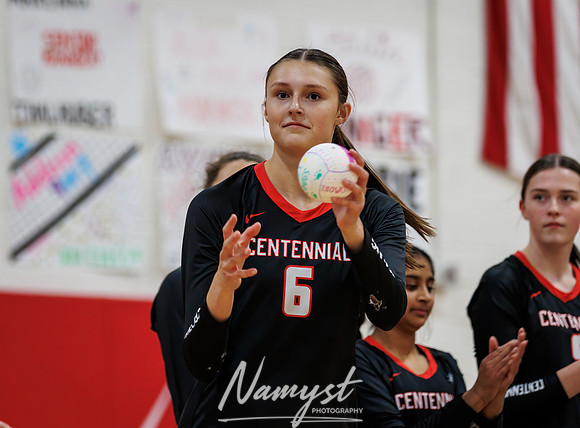 Centennial vs Blaine Girls Varsity Volleyball 17