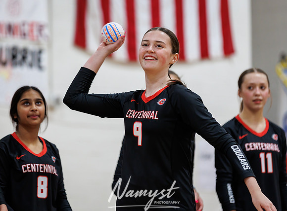 Centennial vs Blaine Girls Varsity Volleyball 19