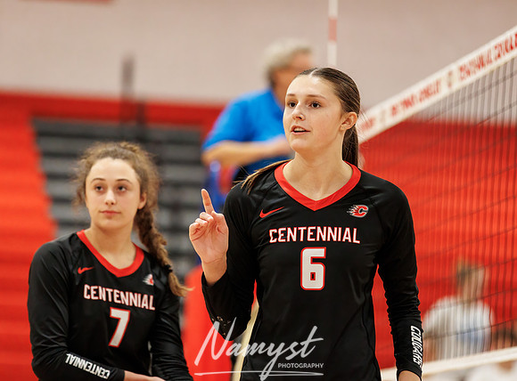 Centennial vs Blaine Girls Varsity Volleyball 27