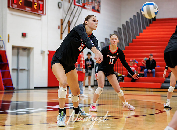 Centennial vs Blaine Girls Varsity Volleyball 30