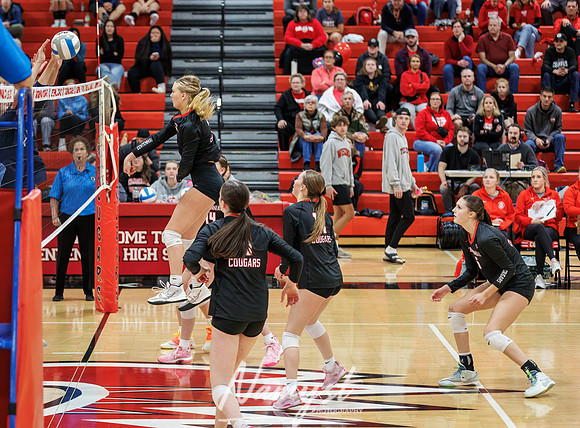 Centennial vs Blaine Girls Varsity Volleyball 35