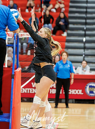 Centennial vs Blaine Girls Varsity Volleyball 40