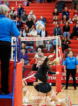 Centennial vs Blaine Girls Varsity Volleyball 43