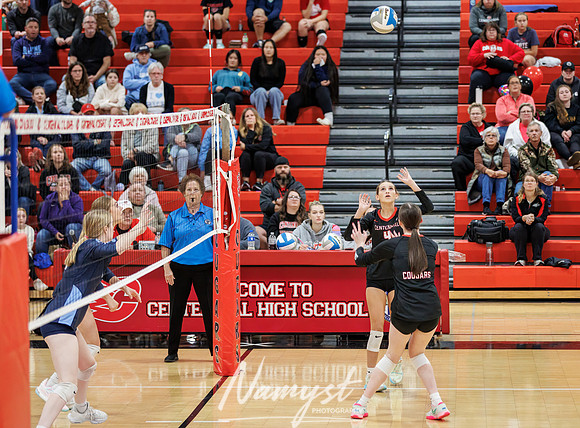 Centennial vs Blaine Girls Varsity Volleyball 45