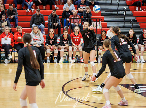 Centennial vs Blaine Girls Varsity Volleyball 47