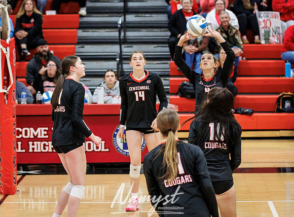 Centennial vs Blaine Girls Varsity Volleyball 55