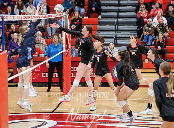Centennial vs Blaine Girls Varsity Volleyball 53