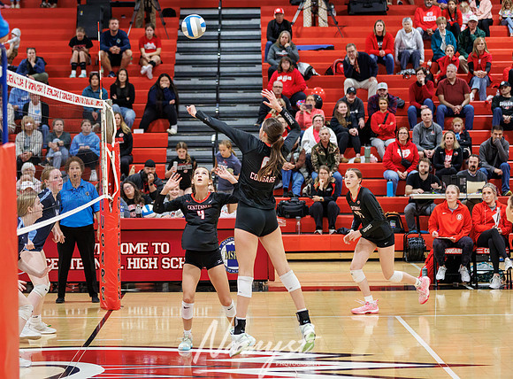 Centennial vs Blaine Girls Varsity Volleyball 58