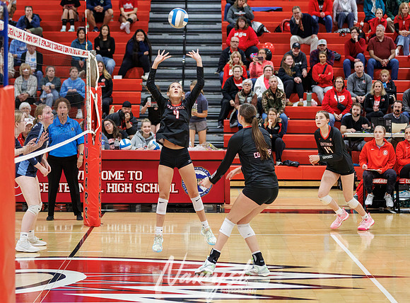 Centennial vs Blaine Girls Varsity Volleyball 57