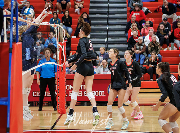 Centennial vs Blaine Girls Varsity Volleyball 61