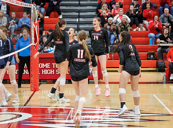Centennial vs Blaine Girls Varsity Volleyball 64
