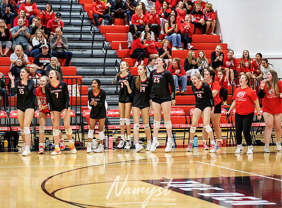 Centennial vs Blaine Girls Varsity Volleyball 65