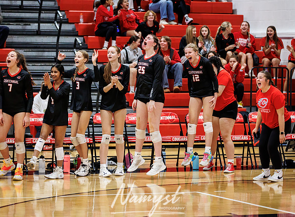 Centennial vs Blaine Girls Varsity Volleyball 66