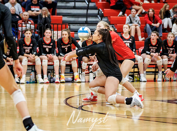 Centennial vs Blaine Girls Varsity Volleyball 70