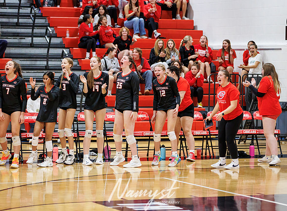 Centennial vs Blaine Girls Varsity Volleyball 67