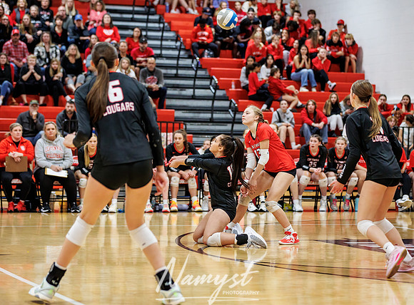 Centennial vs Blaine Girls Varsity Volleyball 71