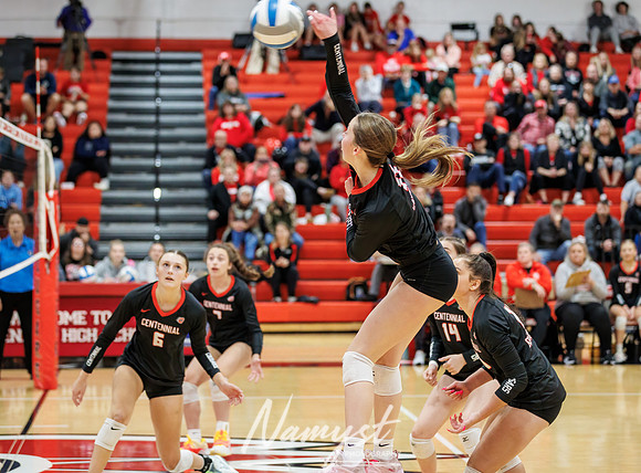 Centennial vs Blaine Girls Varsity Volleyball 75