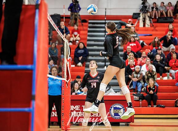 Centennial vs Blaine Girls Varsity Volleyball 79