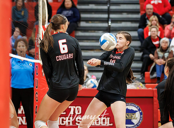 Centennial vs Blaine Girls Varsity Volleyball 82