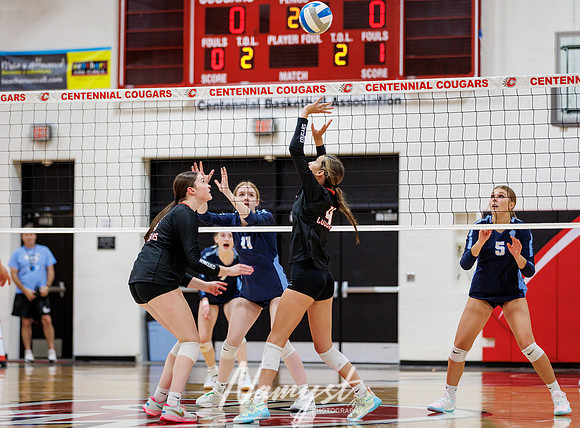 Centennial vs Blaine Girls Varsity Volleyball 87