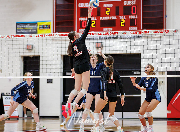 Centennial vs Blaine Girls Varsity Volleyball 88