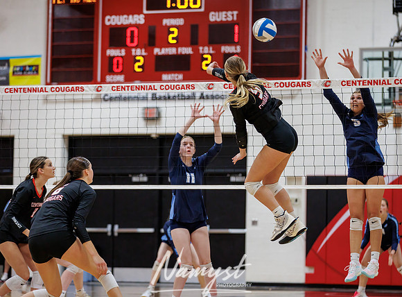 Centennial vs Blaine Girls Varsity Volleyball 90