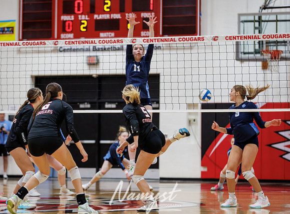 Centennial vs Blaine Girls Varsity Volleyball 91