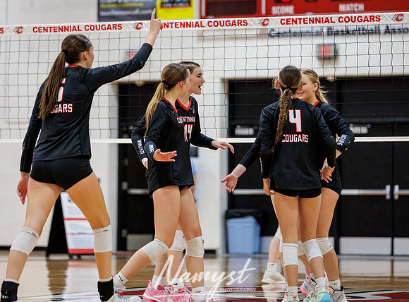 Centennial vs Blaine Girls Varsity Volleyball 92