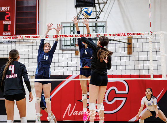 Centennial vs Blaine Girls Varsity Volleyball 94