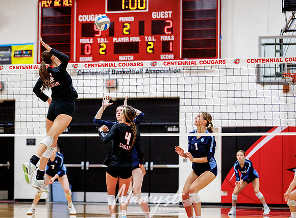 Centennial vs Blaine Girls Varsity Volleyball 96