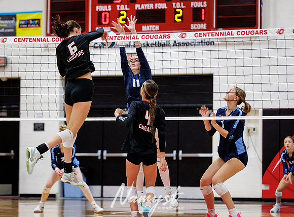 Centennial vs Blaine Girls Varsity Volleyball 97