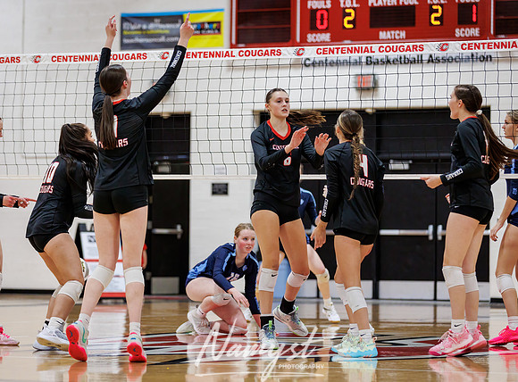 Centennial vs Blaine Girls Varsity Volleyball 99