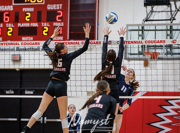 Centennial vs Blaine Girls Varsity Volleyball 100