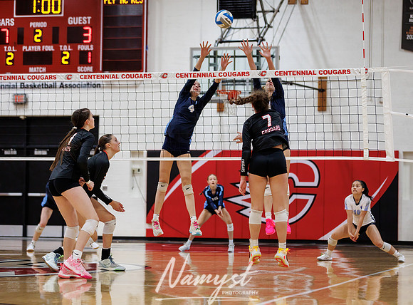 Centennial vs Blaine Girls Varsity Volleyball 105