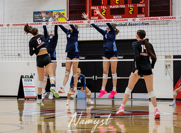 Centennial vs Blaine Girls Varsity Volleyball 109