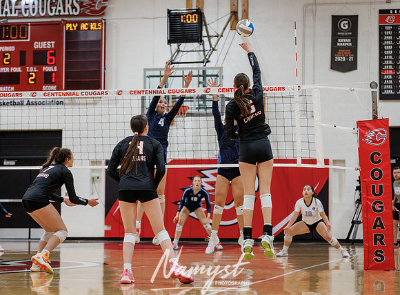 Centennial vs Blaine Girls Varsity Volleyball 114