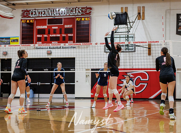 Centennial vs Blaine Girls Varsity Volleyball 113