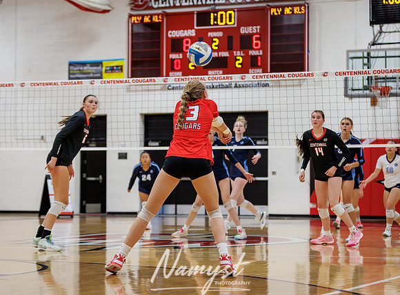 Centennial vs Blaine Girls Varsity Volleyball 115