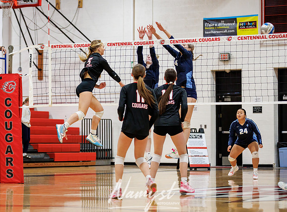 Centennial vs Blaine Girls Varsity Volleyball 117