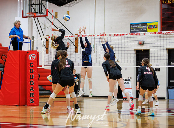 Centennial vs Blaine Girls Varsity Volleyball 119