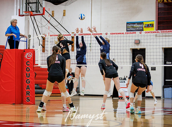 Centennial vs Blaine Girls Varsity Volleyball 120