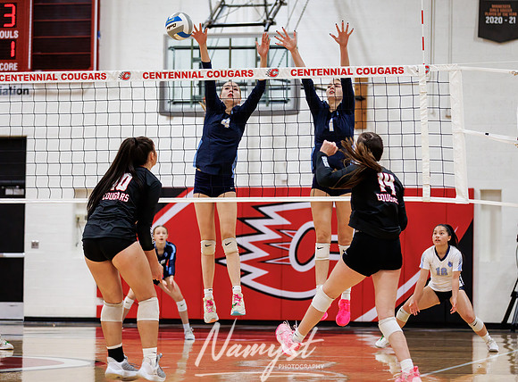 Centennial vs Blaine Girls Varsity Volleyball 127