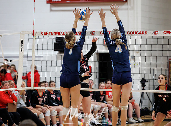 Centennial vs Blaine Girls Varsity Volleyball 128