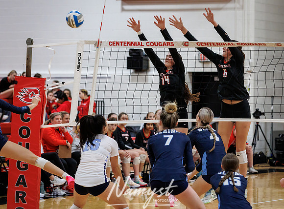 Centennial vs Blaine Girls Varsity Volleyball 130