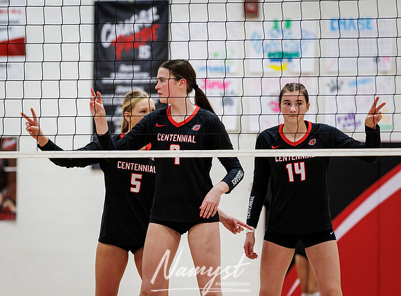 Centennial vs Blaine Girls Varsity Volleyball 140