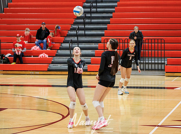 Centennial vs Blaine Girls Varsity Volleyball 149
