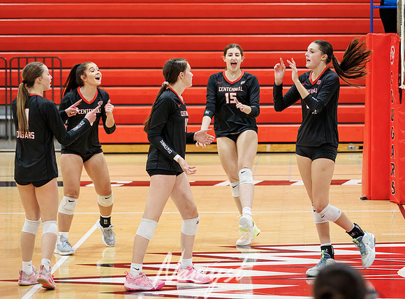 Centennial vs Blaine Girls Varsity Volleyball 176